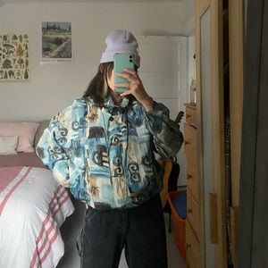 Vintage retro bomber jacket 70s/80s